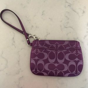 Coach Signature Wristlet